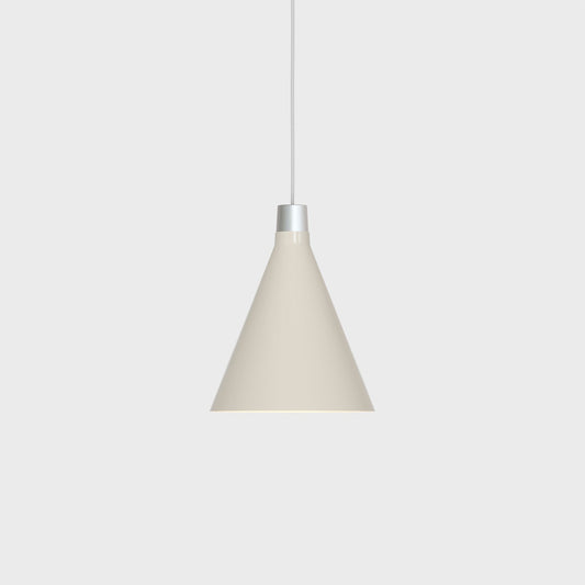 Bower Pendant Light Small in Oyster White + Sphere III