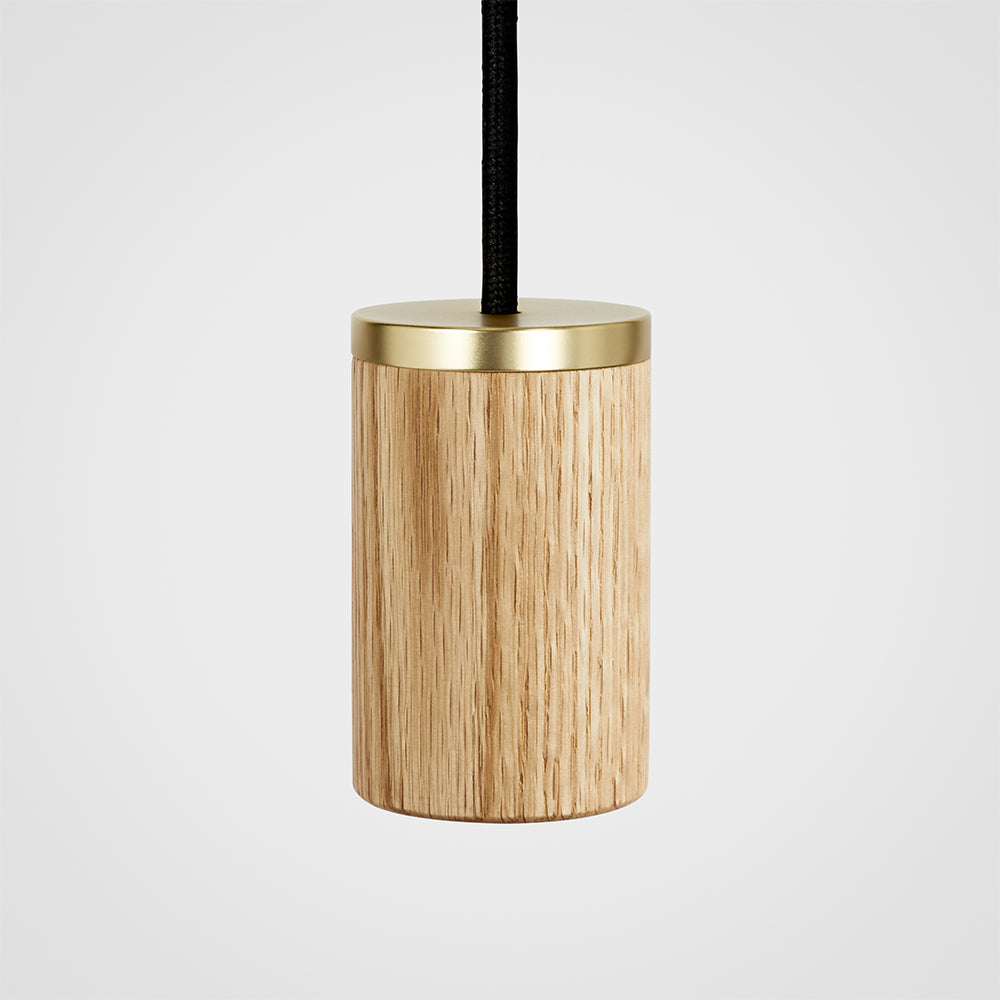 Voronoi I Pendant Light in Oak